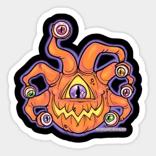 Pumpkin Beholder Sticker